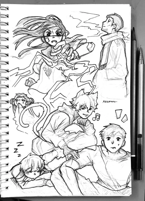 I used to want my sketchbook to look clean and nice but now, nah 
