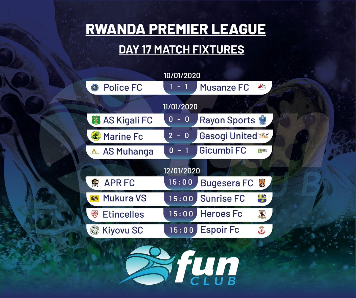 IGIHESports's tweet photo. AS Kigali na Rayon Sports ziguye miswi mu gihe Marine FC na Gicumbi FC zo zibonye amanota atatu. #FunClubRw https://t.co/cSp3vSsvGj