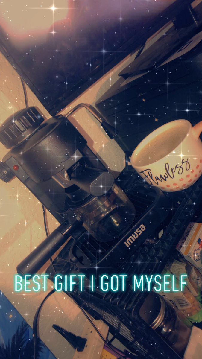 Sincerely_Shey's tweet image. No longer spending $3 a day, 5 days a week. Now I spend $0 a day, 7 days a week with my handy dandy $30 espresso machine. #PrettySure I’m enabling myself at this point tho