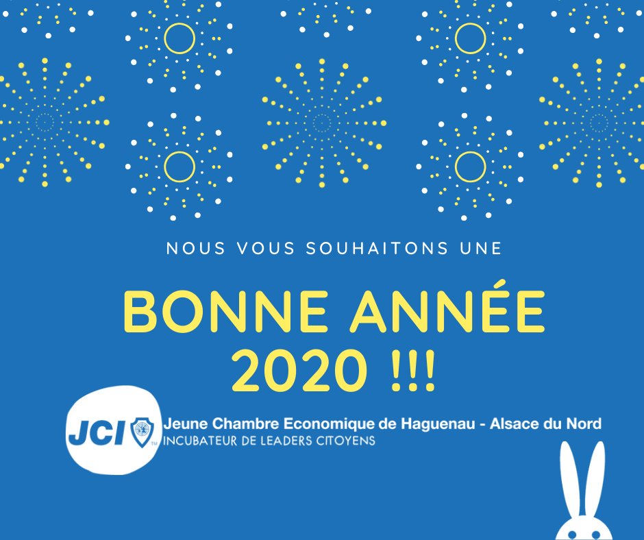 La <a href="/JHaguenau/">JCE Haguenau</a> vous souhaite une belle et heureuse année 2020 !!! 

#jci #LeadersCitoyens