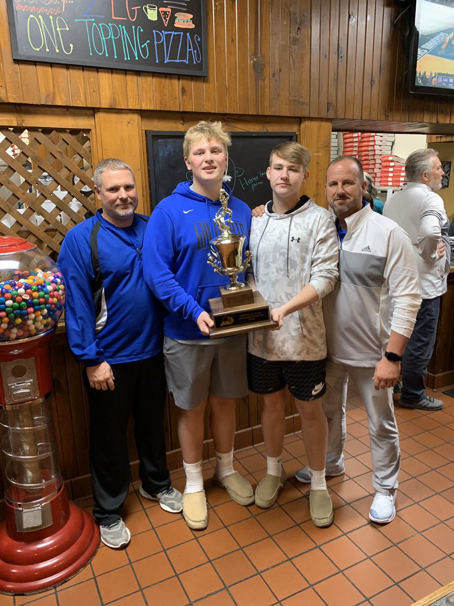 Michael19758356's tweet photo. First Father-Son “Class A Champion” in Gallatin Co. History. 1993-2020 https://t.co/IUuCuYld5Q