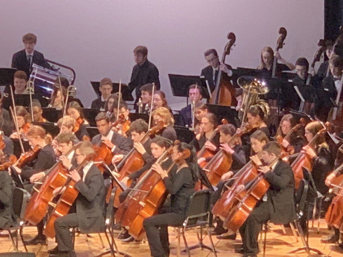 SBRHSMusic's tweet photo. Next up is the 2020 SEMMEA Senior District Orchestra with SBRHS’s very own Holly Dion and Julia Canuel in the ensemble! https://t.co/oVmI1sGmDC