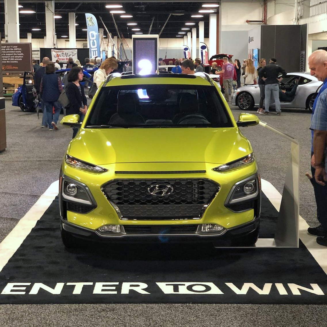 SCAutoShow's tweet image. Make sure to visit the #Hyundai booth at the #SCAutoShow for your chance to win a #Kona!