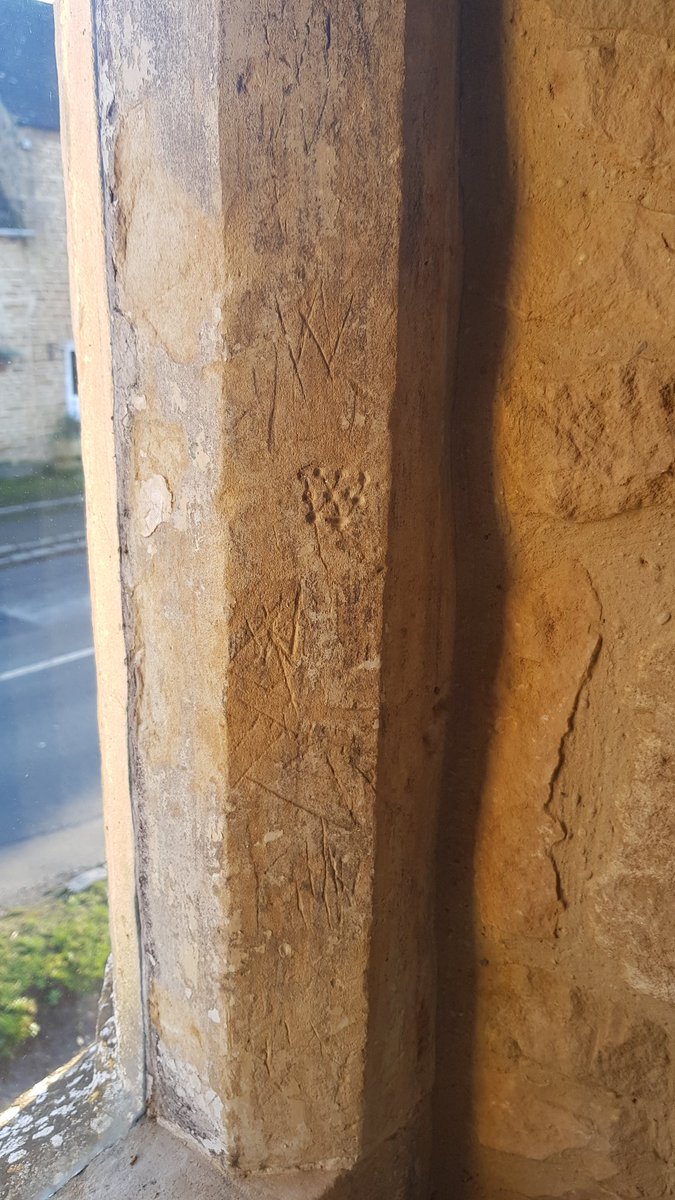 CalNewton99's tweet photo. Working with my Sister on exciting projects in the beautiful Cotswolds, we have discovered witches marks inside the 600 year old property! Wonder how much sleep we will be getting! 🧙‍♀️
#Cotswolds #witchesmarks #apieceofhistory https://t.co/X2NwBUYLFM