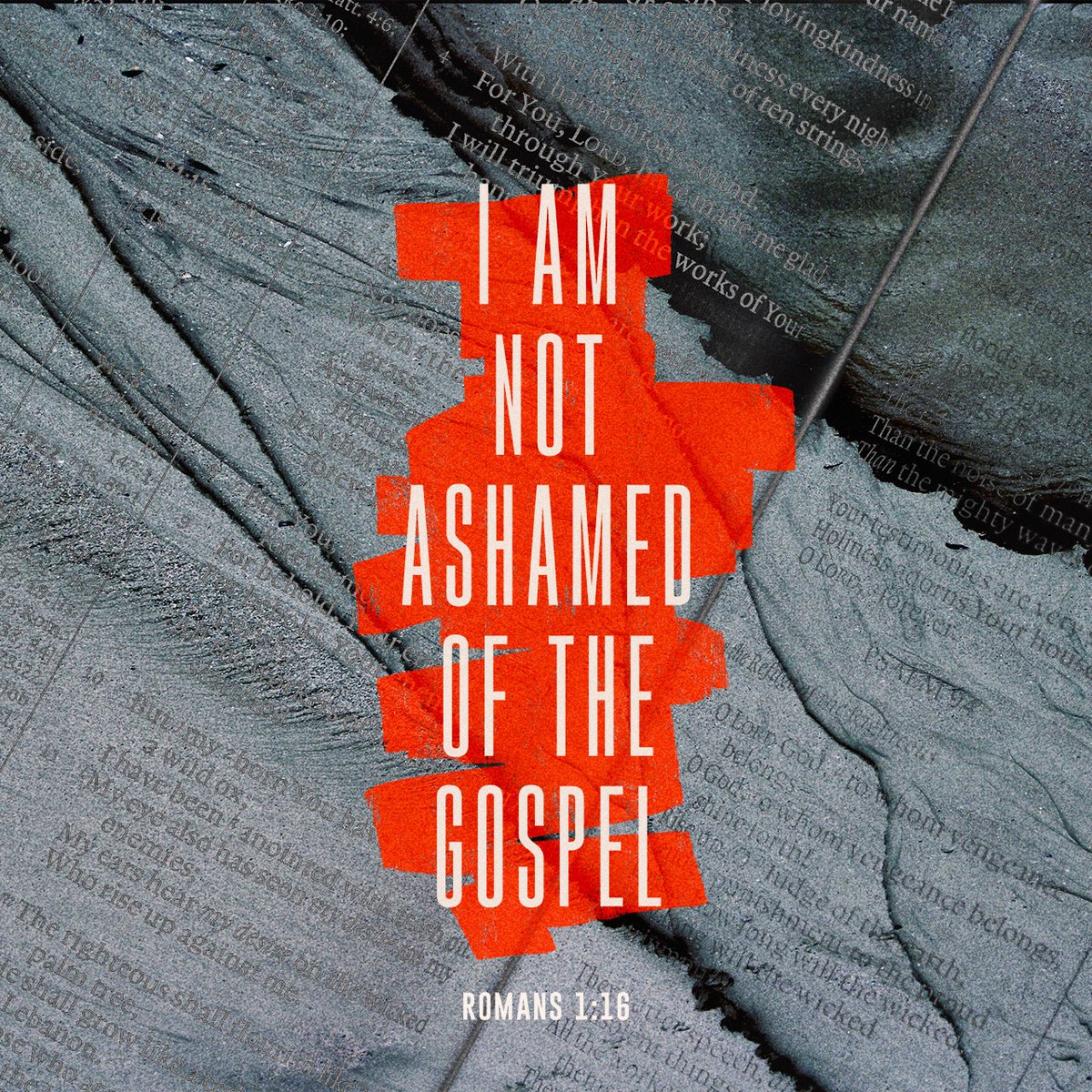 YouVersion's tweet photo. For I am not ashamed of the gospel, because it is the power of God that brings salvation to everyone who believes: first to the Jew, then to the Gentile. - Romans 1:16 https://t.co/oo71Hh9i1T