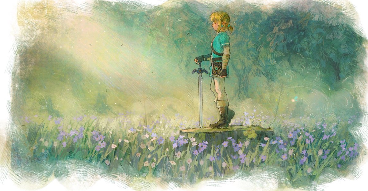  @Lingcod_dayu is, I guess, a Chinese artist (sorry if I'm wrong!) who does some INCREDIBLE illustrations, specifically and what I love the most,  #LegendOfZelda fan art! I'm sad I can't relate anymore to this artist because of language barriers, but this work is absolutely lovely!