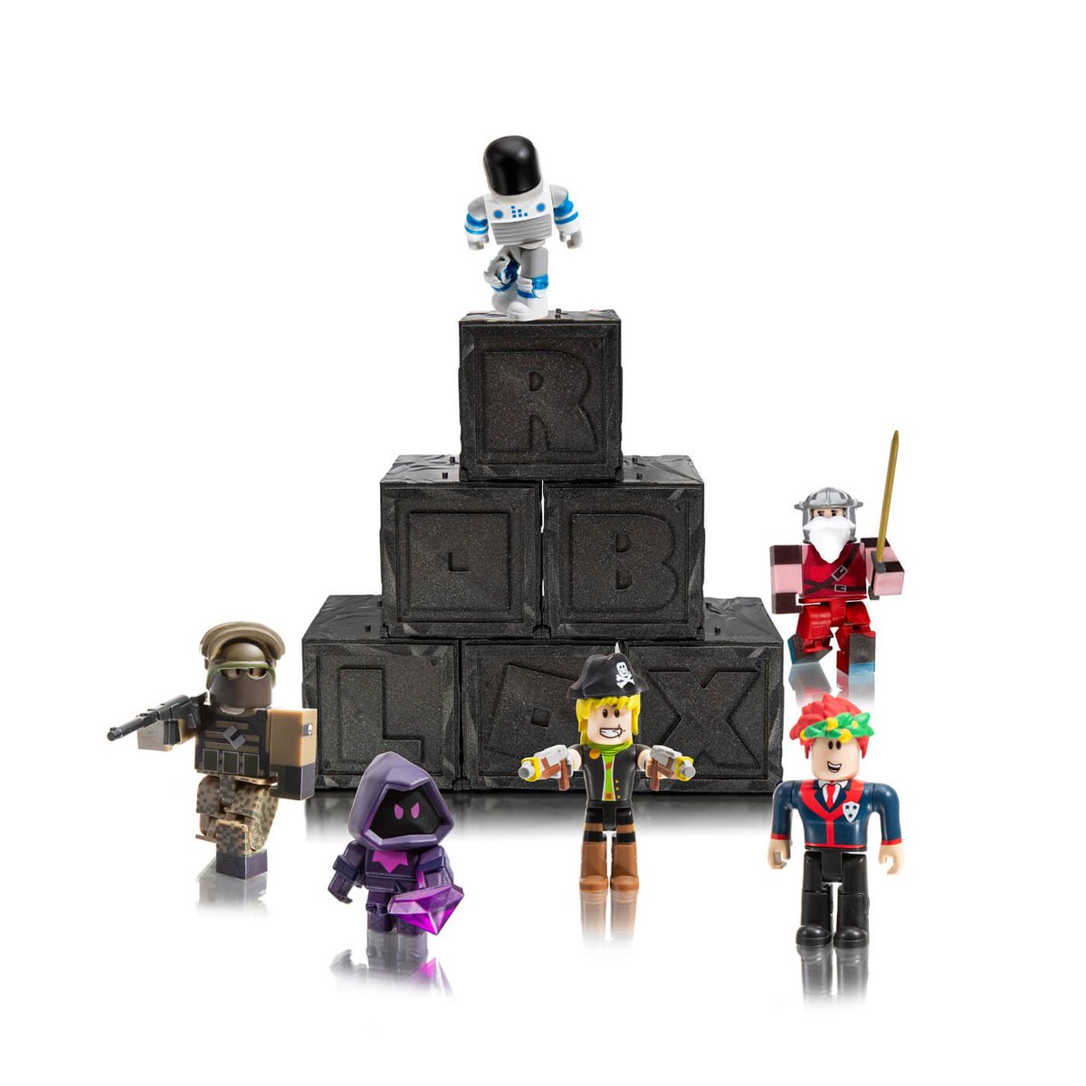 Roblox Series 7 New Mystery Box Black Cubes Kids Toys Figures Pack Unused Codes Ebay - roblox series 7 chaser code figure bonus online account toy chance for red valk ebay