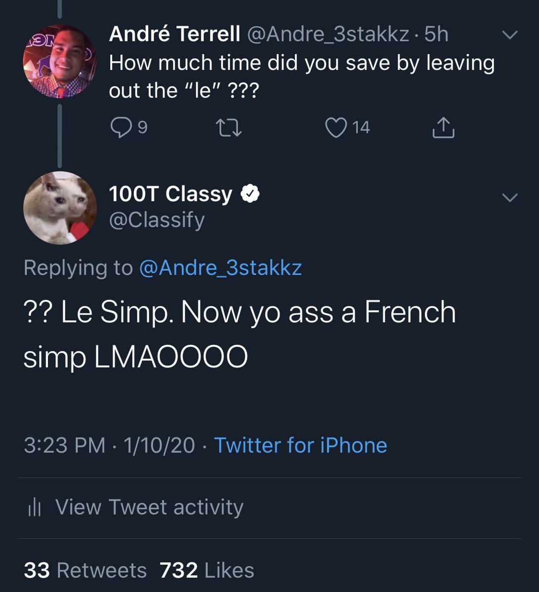 Class's tweet image. I’m still cryin looking back on this 💀😭