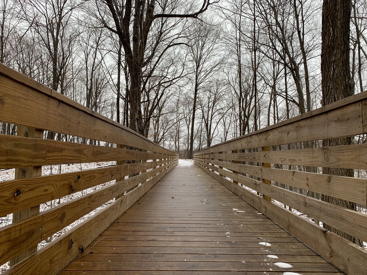 Great day to get bundled up and hike in the woods. #mequon #Milwaukee