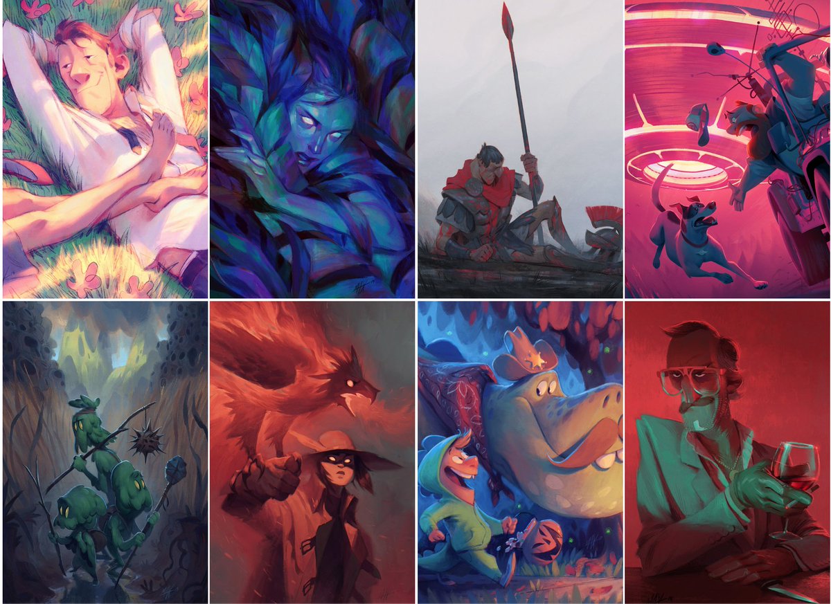  @MaxUlichney is an art director and creator of MaxPacks brushes for  @Procreate. His work in art and also his brushes, are nothing short of amazing. https://twitter.com/MaxUlichney  https://www.maxpacks.art/  https://maxulichney.com/ 
