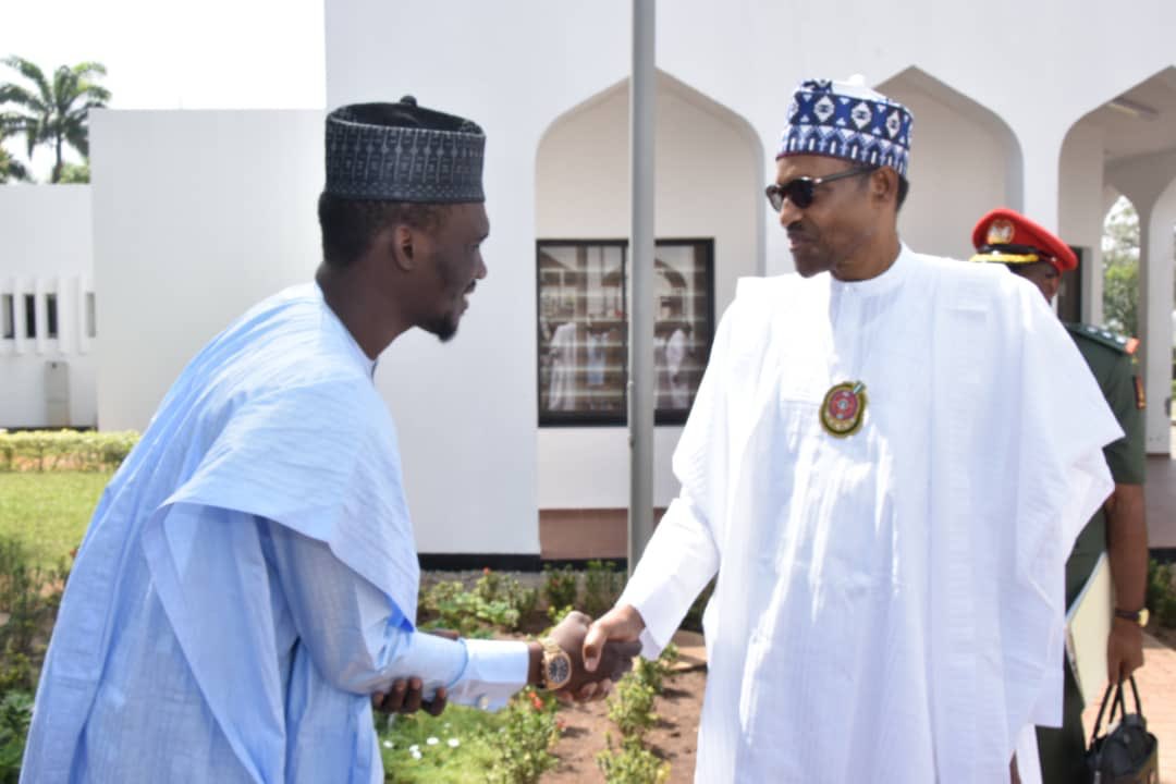 Belshagy's tweet photo. I was honored with an invitation as representative of the Youth to observe the courtesy call to President @MBuhari by APC Youth leaders. The National Chairman reminded Mr President on his promise for Youth Inclusion and the President gave his assurances. https://t.co/kmHyRmwlF6