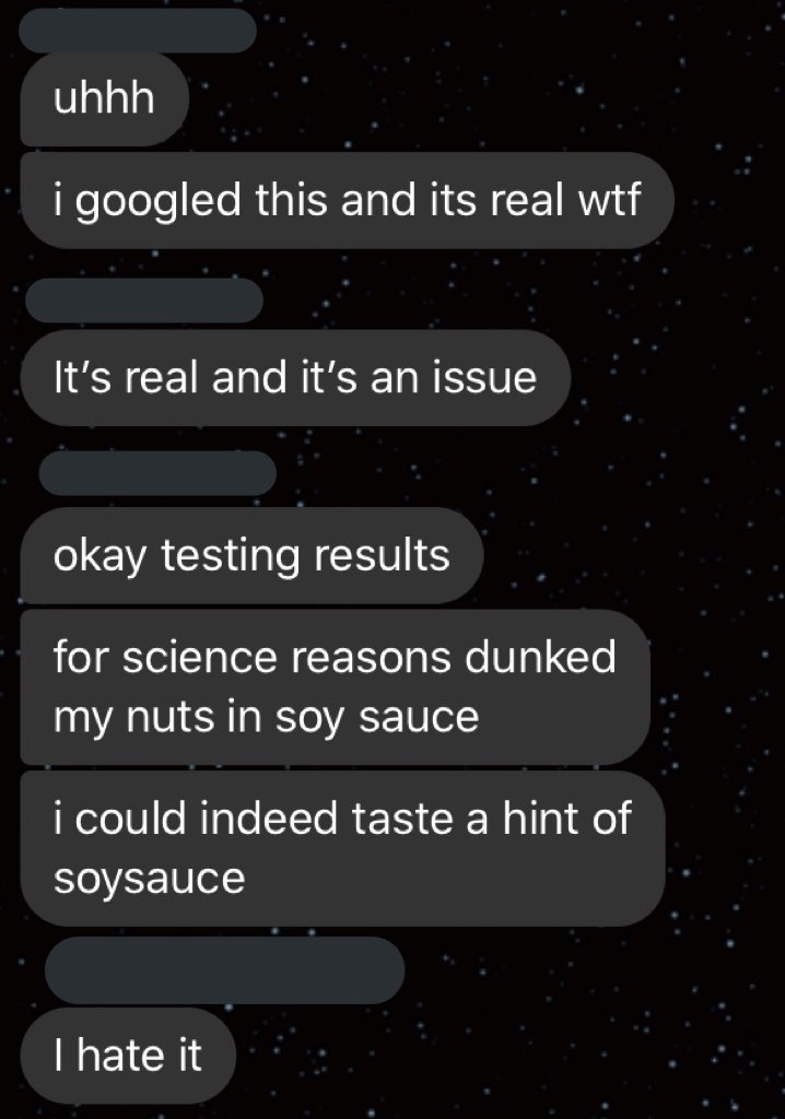 chokosobiru's tweet image. My friends read a post that mentioned dudes balls having taste buds and I am speechless