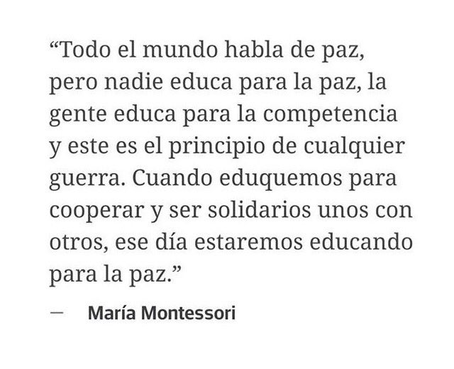 EducaConMiriam's tweet photo. Buenas tardes! Hoy frase de #MaríaMontessori ❤️👶🏼👧🏼 https://t.co/bEBGtXp1sd