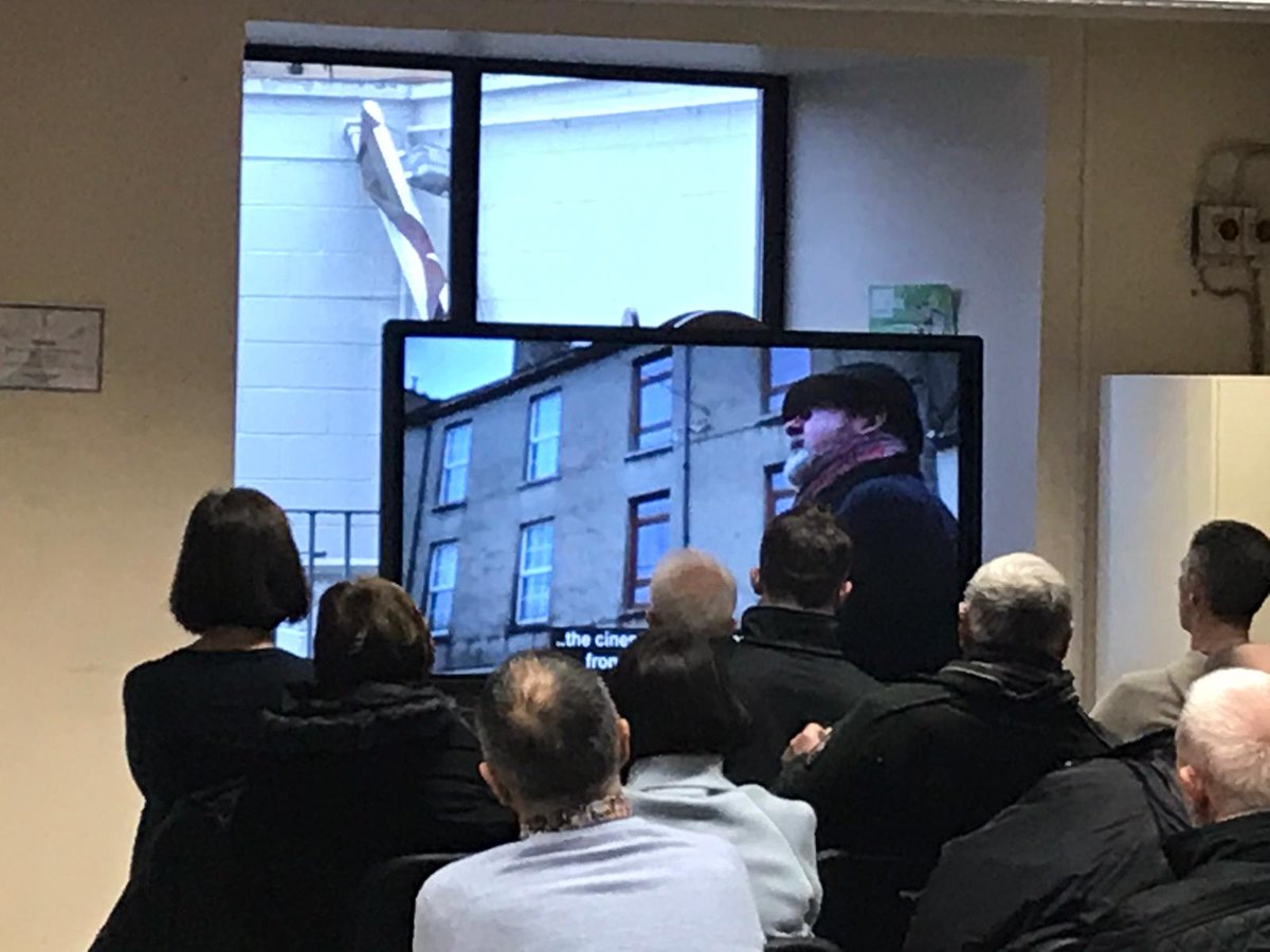 corkcolibrary's tweet photo. Great turn out at #YoughalLibrary in conjunction with Tionól Oirthear Chorcaí , déanamh an scannán Moby Dick in Eochaill : á eagrú ah Liam Ó Laochdha https://t.co/UH24E3SnQj