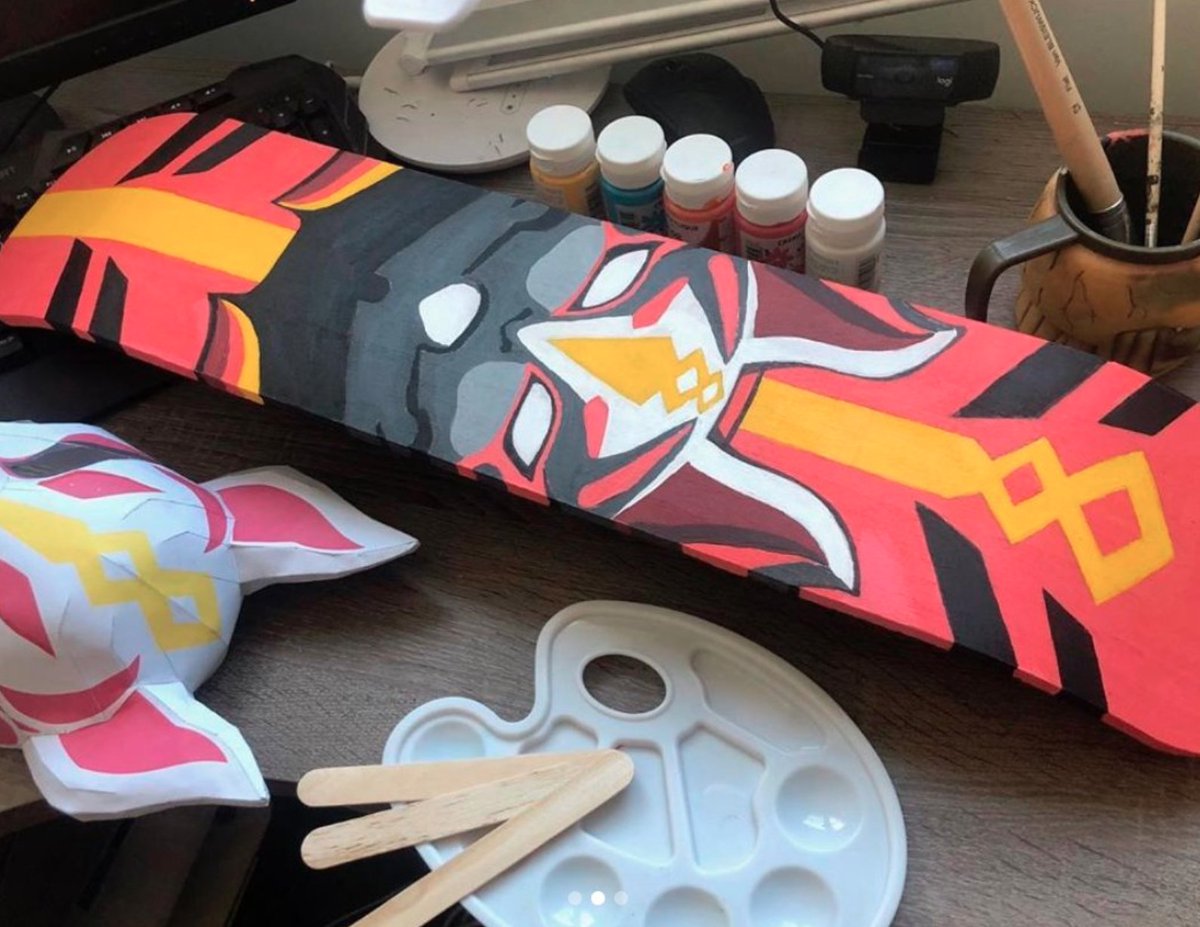 Petite réalisation du skate nomade Fortnite ! Voilà la vidéo youtube.com/watch?v=aUGLoZ…
Vous voulez que je fasse lequel pour le prochain ? ;) #Fortnite #FortniteArt