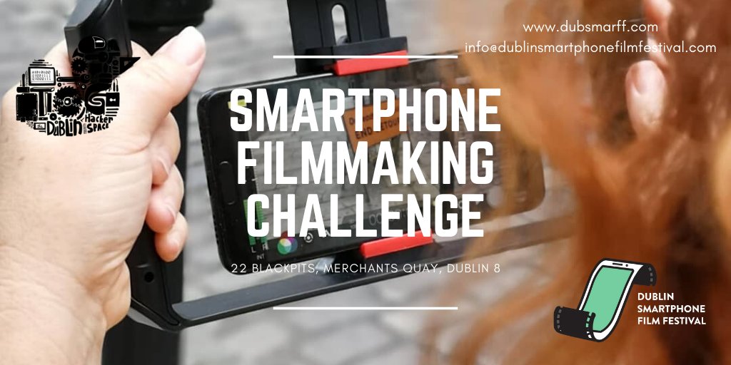 DubSmartFF's tweet photo. Has part of the #dubsmartff we are happy to hosting a workshop with our friends @TOG_Dublin. The goal is to make short in 3 hours. All proceeds from the workshop will be donated to @WIRES_NSW to help wildlife in the bushfire areas @filmindublin
https://t.co/LRE2utC2gY https://t.co/vMuoeyPYzQ