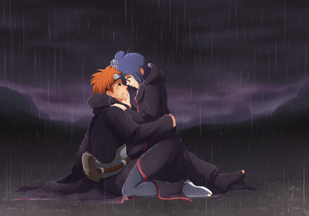 Yahiko and Konan #NARUTO #love #anime.