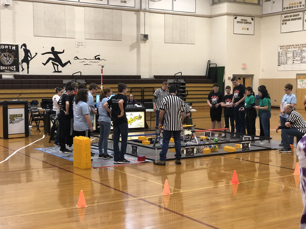 ftc14928real's tweet photo. Us during competition! Thank you @NKHS_RI for the great venue! @FTCTeams #gansettrobotics https://t.co/pDLURU77MU
