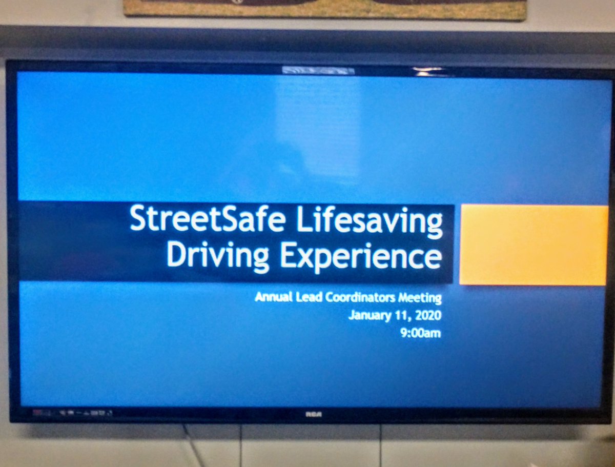 Once a year we put this awesome group of StreetSafe Leaders together in this room for our annual meeting. Thank you all and your teams for everything you do to make this program what it is! Together we ARE saving young lives and making a difference!