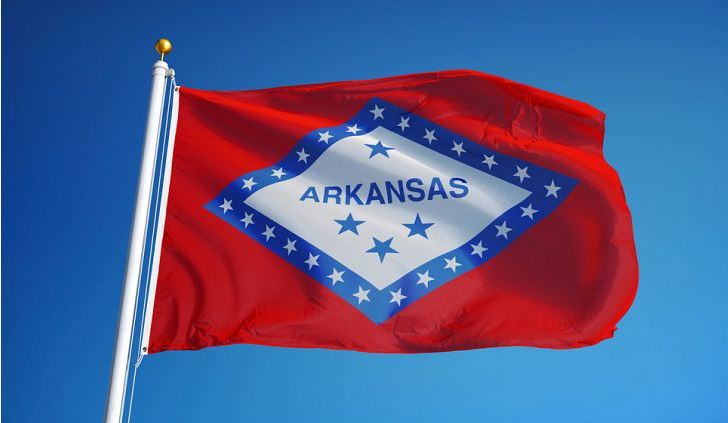 delflags's tweet image. Today is National Arkansas Day!
The flag of Arkansas was designed by Willie Kavanaugh Hocker, proposed on Feb 26, 1912, &amp;amp; adopted by the legislature Feb 26, 1913. Modifications to the flag were made in 1923 &amp;amp; 1924.
#ArkansasDay 
delflags.com/state-flags