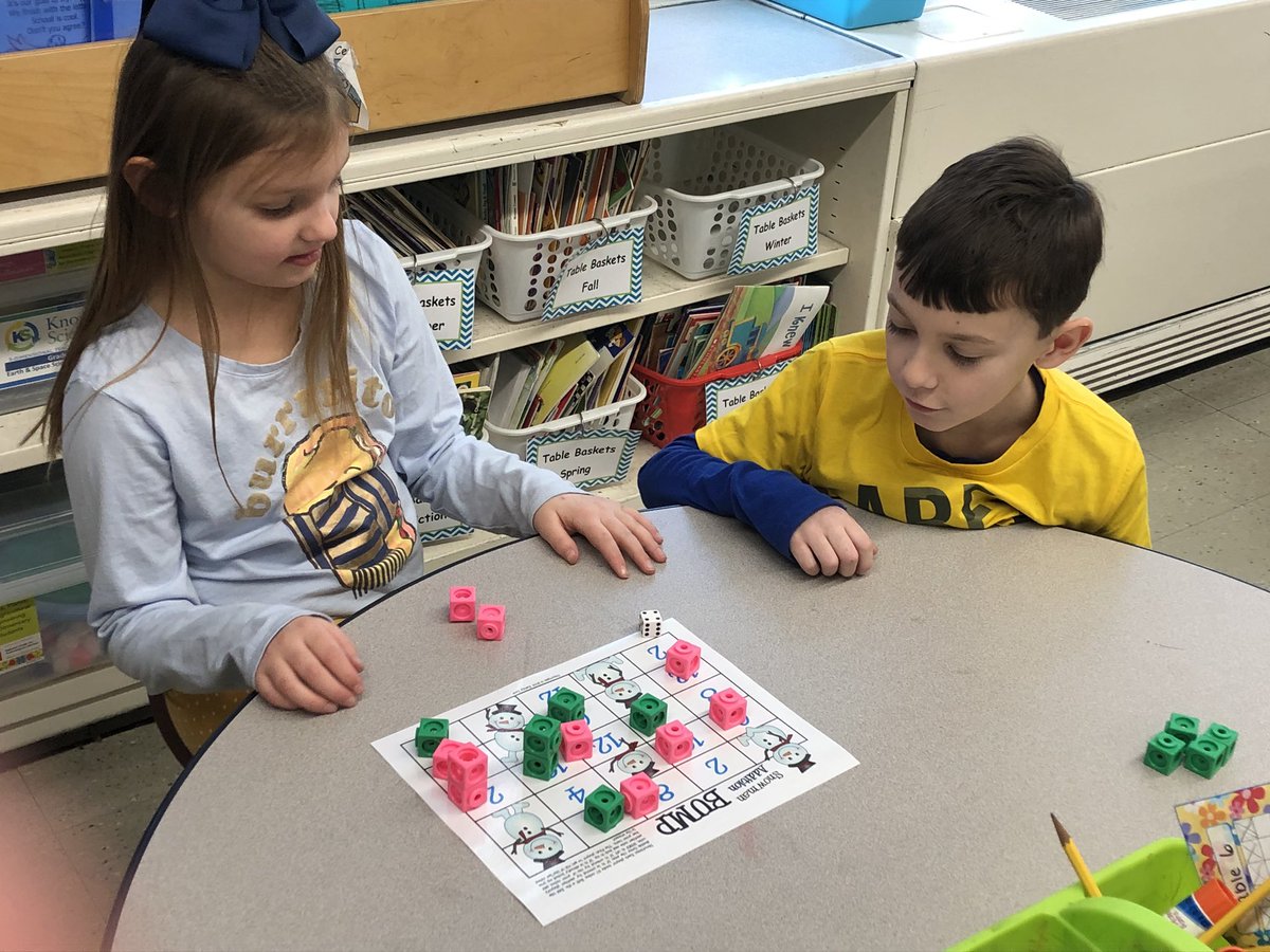 MrsKlausTisdale's tweet photo. What’s the best way to practice math facts? Games, games and more games! We practiced our doubles facts by playing “Doubles Bump” #mathfactsfun @TisdaleSchool @MrsMains https://t.co/L4qfjjf6D2