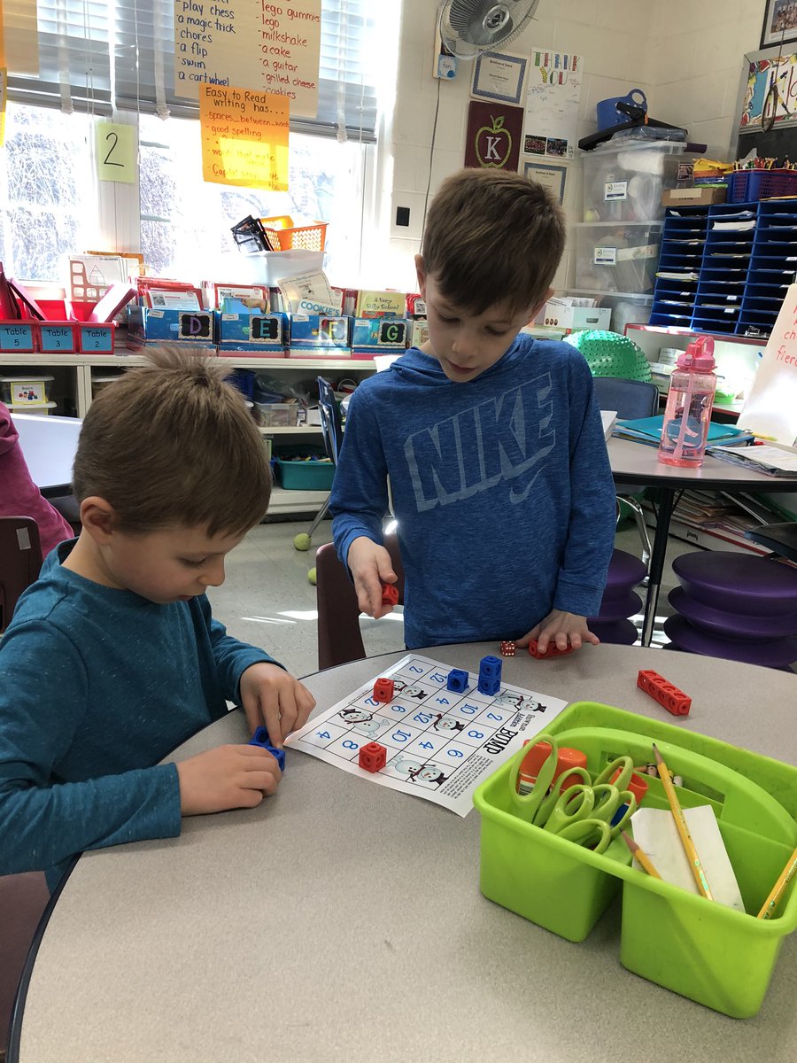 MrsKlausTisdale's tweet photo. What’s the best way to practice math facts? Games, games and more games! We practiced our doubles facts by playing “Doubles Bump” #mathfactsfun @TisdaleSchool @MrsMains https://t.co/L4qfjjf6D2
