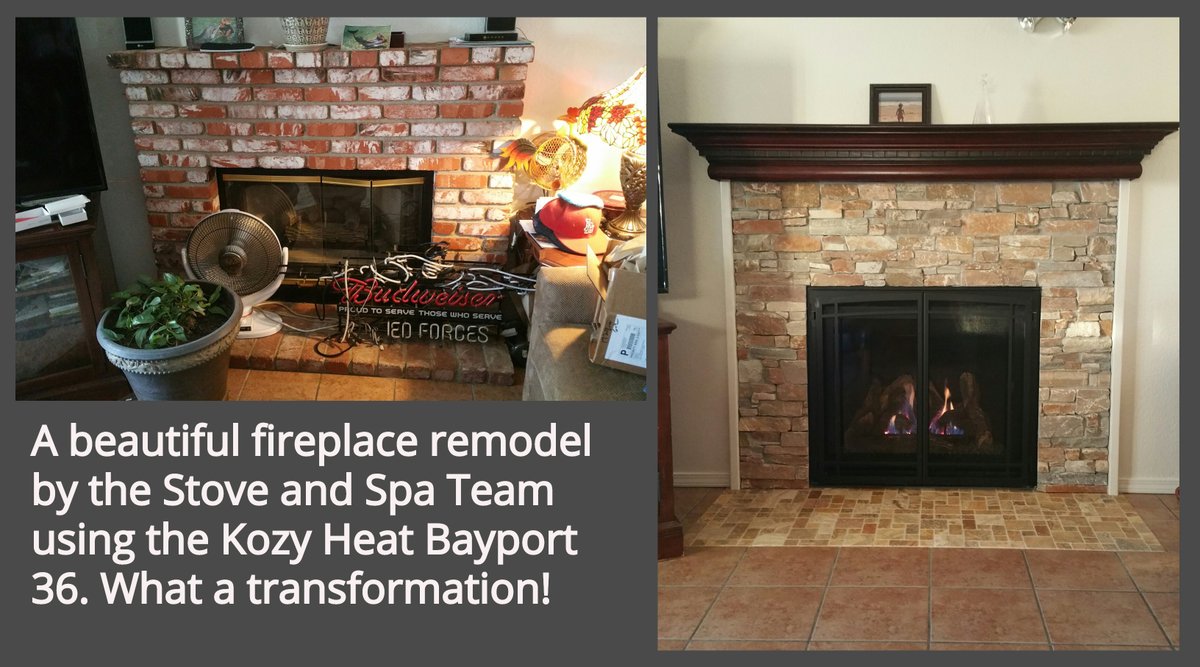 Transform your home with a new <a href="/kozyheatfire/">kozyheatfireplaces</a>!
Check out this beautiful new fireplace from the install professionals at #StoveandSpaCenter
#Bayport36 #GasFireplace #Fireplace