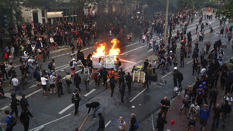 FaxFeed's tweet photo. Riots are beginning to get out of control in Southern Germany, the military personnel assigned are losing control. Police are beginning to abandon posts as a result of distrust in government. German officials must be more transparent. https://t.co/mEAzMiGA3d
