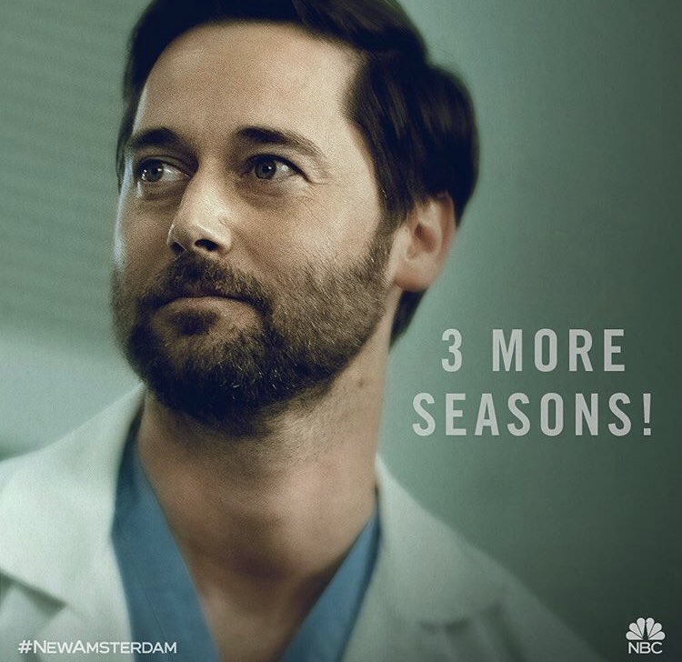 Wow! NBC has renewed the Medical Drama  #NewAmsterdam for 3 more seasons!