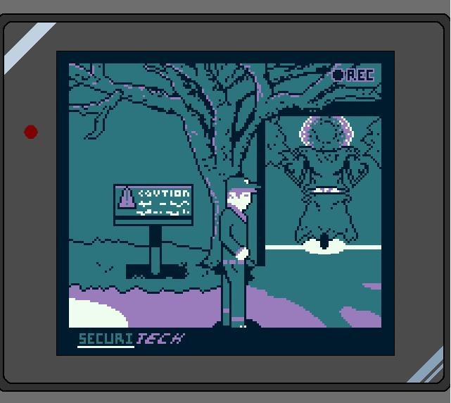 RegularBoyADV's tweet photo. Creepin' on some Cryptids
#screenshotsaturday #gameboy #horror #gamedev #indiegame #retrogaming #pixelart #relevanthashtag https://t.co/E0vAWlYIZE