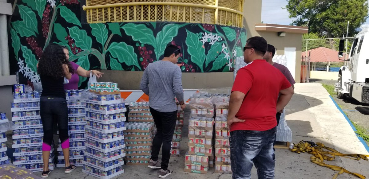 ahmads727's tweet photo. Today the Ahmadiyya Muslim Community of Puerto Rico had the honor of serving the people of puerto Rico who have been shaken by the earth quakes that are still taking place every hour. 
Thanks t Angel Wings FD. Thank you all for spreading LOVE FOR ALL HATRED FOR NONE with us. https://t.co/9NVIVTY8rY