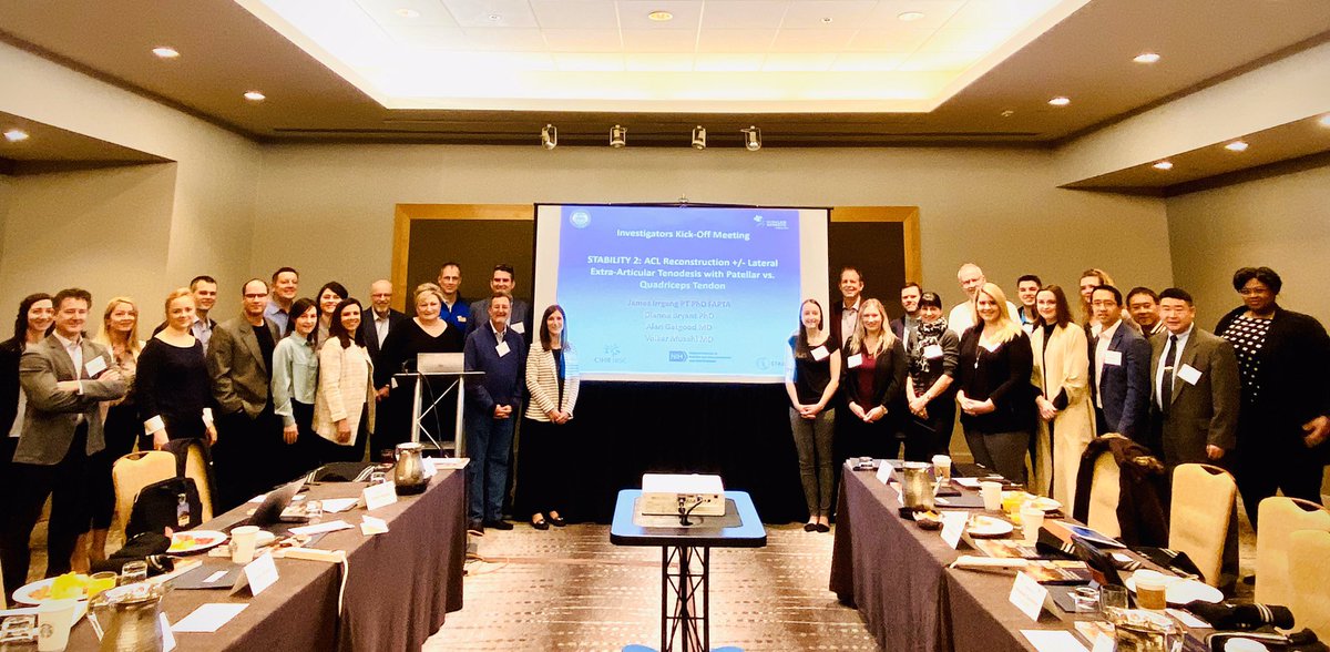 GetgoodKnees's tweet photo. #Stability2 Investigators kick-off Meeting. Huge study! Really appreciate all the National and International investigators who joined us in Pittsburgh. Gonna be a fun 5 years #BTBvsQT #+-LET @VolkerMusahl https://t.co/TI2zAFVOk2