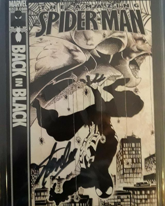 astoria_royal's tweet photo. Back In Black..Spider-Man..Signed by Stan Lee😎
#comicshop #comics #astoria #queens #stanlee #stanleecomic #marvelcomics #comicsubscription #imagecomics #valiantcomics #darkhorsecomics #independentcomics #cbcs #cgc #comicbooks #cgccomics #rawcomics #autographs #collectibles #… https://t.co/dRpyftuuY1