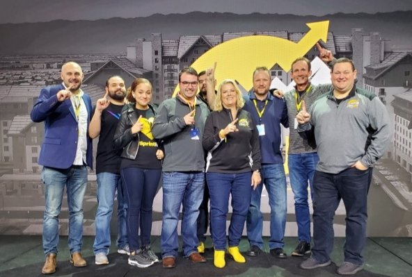 Michael Miess (@michaelmiess1) on Twitter photo Fantastic 3 days at #Disrupt2020 in Denver with our <a href="/UmWireless/">UM Wireless</a> team. Pumped-up to disrupt and create even happier @Sprint customers! @tracySprint <a href="/codybwelker/">Cody Welker</a> <a href="/HerderDave/">Dave Den Herder</a> <a href="/JamalAqel/">Jamal Aqel</a> @AJCouncilUW <a href="/krisspragg/">Kris Spragg</a> <a href="/UWGMJason/">Jason Graves</a> Fantastic 3 days at #Disrupt2020 in Denver with our <a href="/UmWireless/">UM Wireless</a> team. Pumped-up to disrupt and create even happier @Sprint customers! @tracySprint <a href="/codybwelker/">Cody Welker</a> <a href="/HerderDave/">Dave Den Herder</a> <a href="/JamalAqel/">Jamal Aqel</a> @AJCouncilUW <a href="/krisspragg/">Kris Spragg</a> <a href="/UWGMJason/">Jason Graves</a>