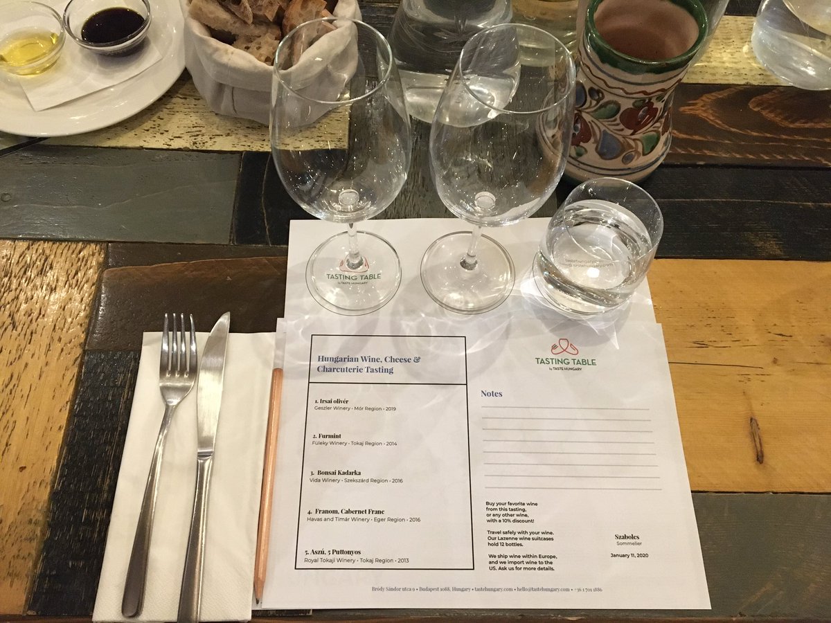 Great experience today with a Hungarian tasting <a href="/tastehungary/">Taste Hungary</a>