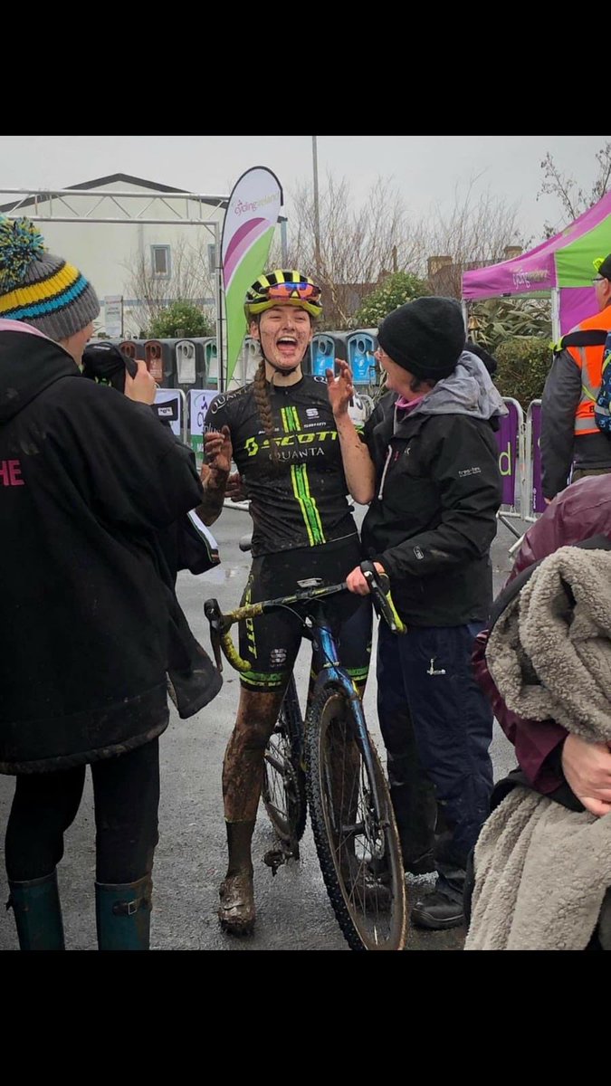 Great to see my little cousin win today the cyclocross champs! Yep cycling is still going strong in the family 💪💪💪💪 congrats Annie