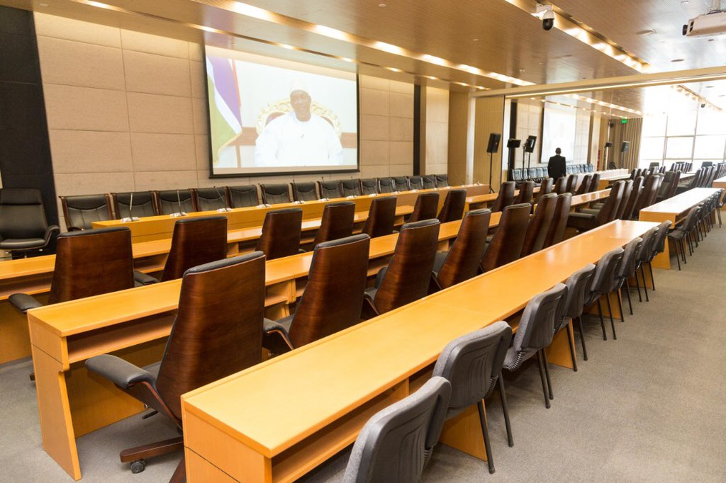 Bjlconvention's tweet photo. 10 Facts About the Sir Dawda International Conference Center You Need Know 

1. The Center comprises of a 1000-seat major conference hall, four 200-seat meeting rooms, one VIP lounge, four pressrooms and news centers, fourteen meeting rooms, office sections, &amp; Banquet halls https://t.co/AiZe3q6cMi