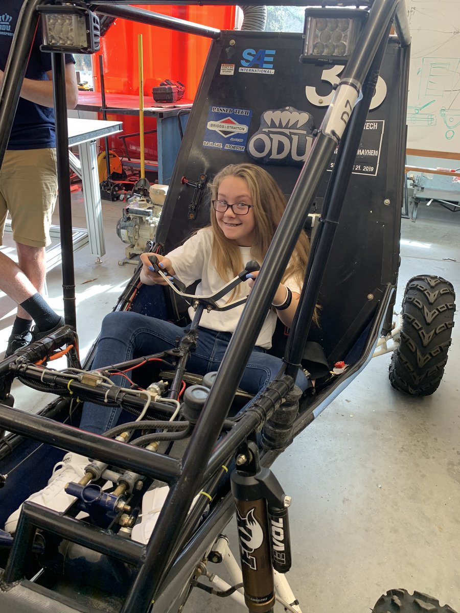 STEMCampPDCCC's tweet photo. Future Baja drivers? @LearningVerizon #STEMstories #girlsinstem @irvin45038313 @siencmatters @kimberlyeure08 @jilmizelle @odu_engineering @RebeccaCorbin7 #SeeOneToBeOne https://t.co/IgyCcF4dNP