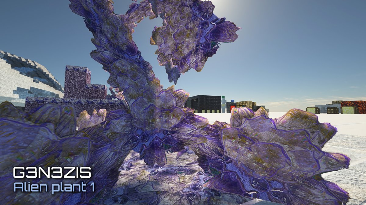 G3N3ZISmc's tweet photo. #minecraft #texture #hdminecraft Texture pack update. Here is the first alien plant. Many more to come and in all thinkable colors and shapes :-) This will be included in the next update. ππ watch the video: https://t.co/80IaQET7Dp @CrackedCubes @G2Crafted https://t.co/JCBlW0bxiS