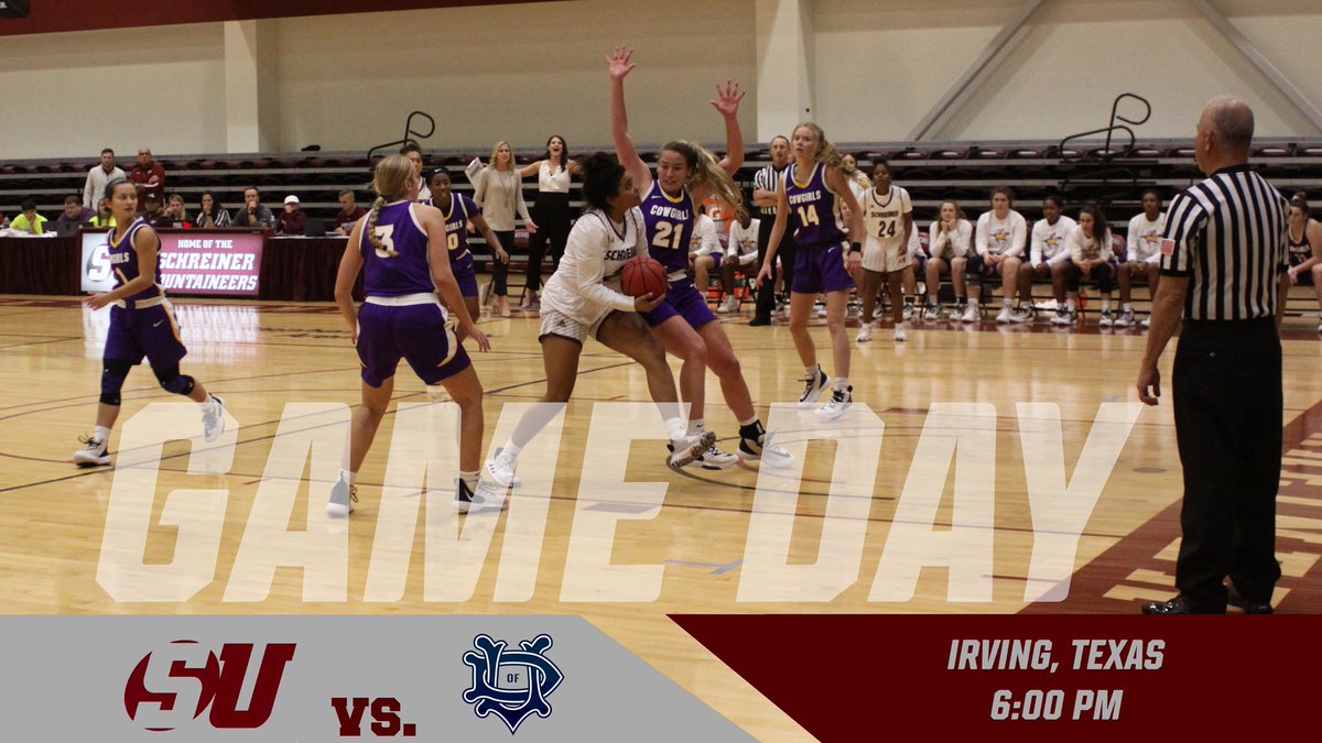 SUMountaineers's tweet photo. #GAMEDAY for @SchreinerWBB as they take on the Crusaders in Irving for a SCAC match up at 6 PM! #SuMountaineers #FightForSchreiner #scacwbb https://t.co/GyUtCm7R66
