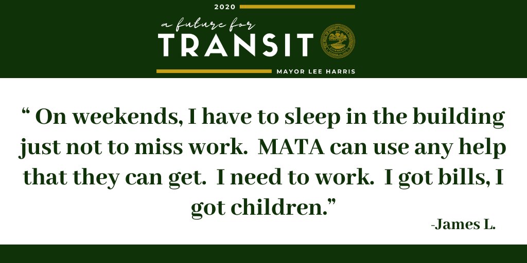 MayorLeeHarris's tweet photo. Thank you, James, for advocating for a significant investment in public transit at Wednesday's County Commission meeting. If @ShelbyCoTN invests in public transit we can help James, and many others, get to work and back home to their families in a timely fashion. #Future4Transit https://t.co/0TsWHvlnxm