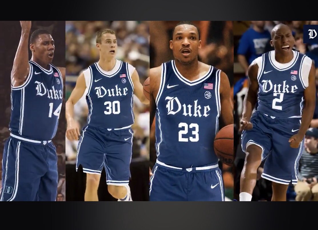 UpdateDuke's tweet image. New jersey’s for Duke officially unveiled.