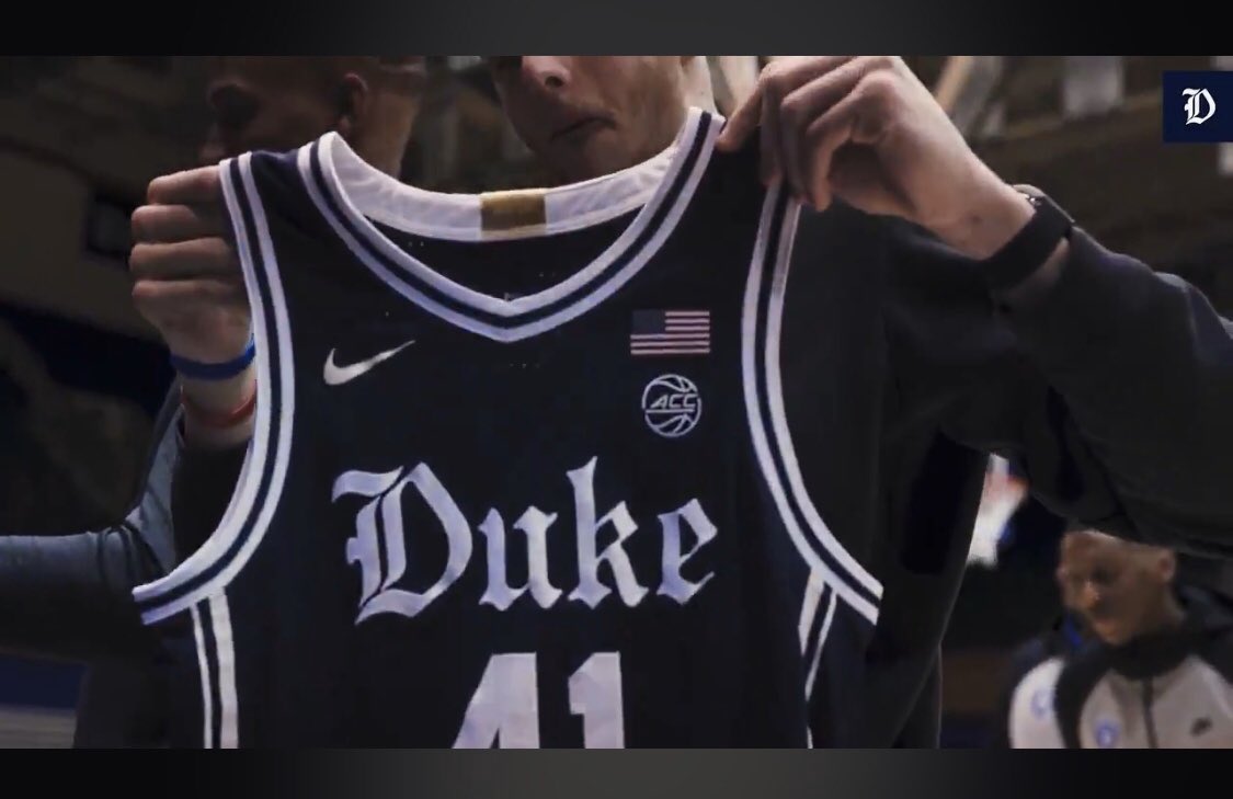 UpdateDuke's tweet image. New jersey’s for Duke officially unveiled.