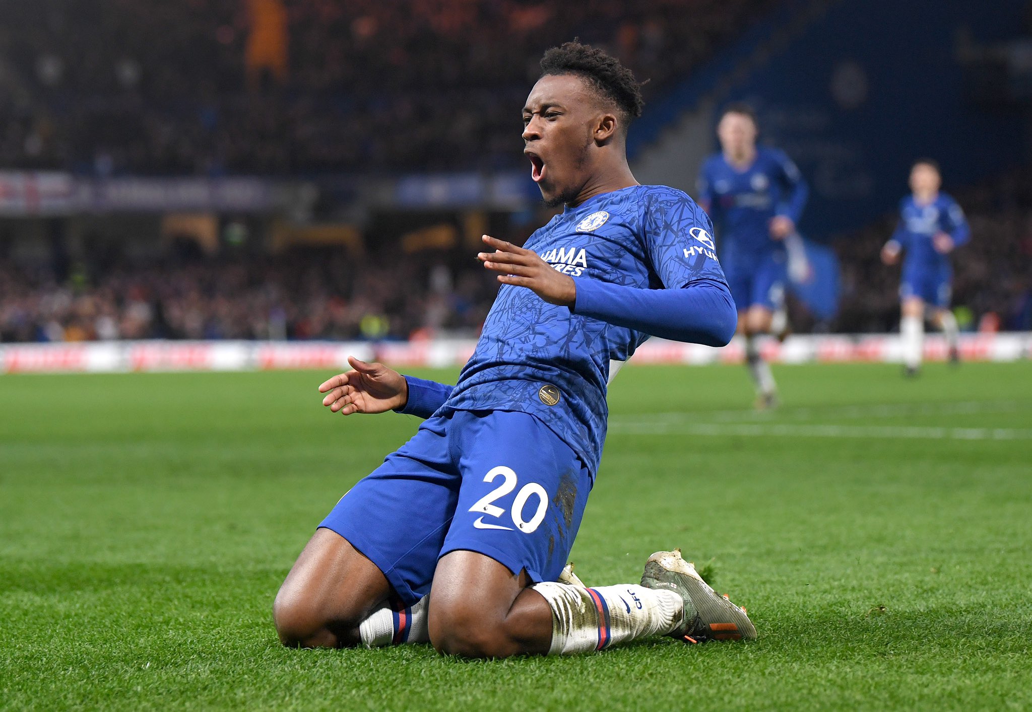 Callum Hudson-Odoi on Twitter: "Great performance from the boys but also  amazing support!! Happy to get another goal as well???⚽️… "