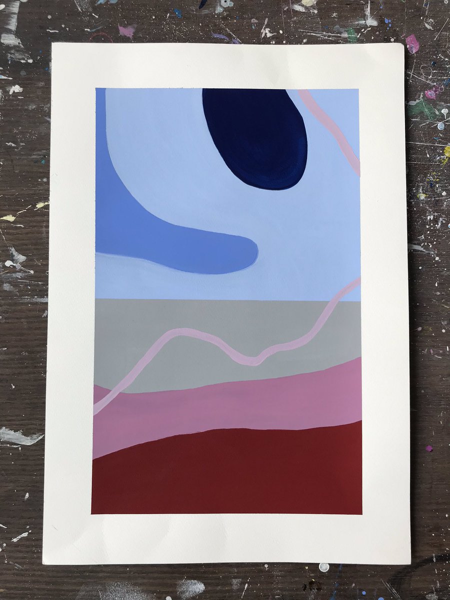 Zoomed in on Terra Incognita #paletteplay looking forward to a new decade 2020 #abstracted