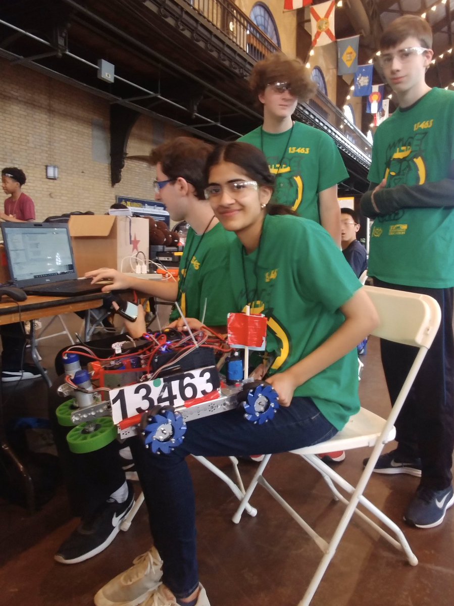 hcpss_wlhs's tweet image. Our WildeBunch Robotics  team had a great showing at today’s opening matches of the robotics season! Thank you to Coach Sura, our alumnus Luka Trikha &amp;amp; mentors Dr. Friedhoffer and Mr. Vlad for their unconditional support to our team! 💚💛#LakePride