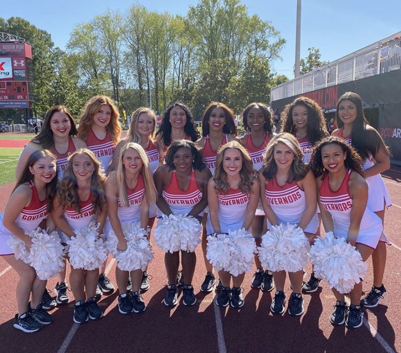 GovsSAAC's tweet photo. TOMORROW the @APSUDance team will be hosting their showcase to perform their UDA Nationals routine! Show your support at 3:30pm tomorrow in the Dunn Center. It’s FREE! Go Govs🎩 https://t.co/QbQKeVDwFU