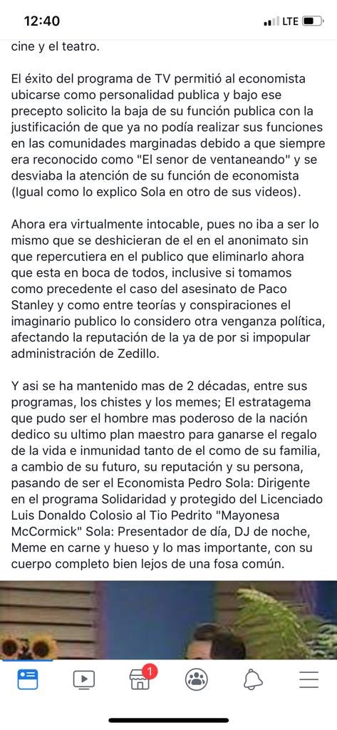 Bordersaurio's tweet image. Si, el hilo de #PatyChapoy tiene emoción, pero la bola en la ingle es este post en FB de como Pedrito Sola pudo haber sido el hombre más poderoso de México y quien  evitara la transición del poder y por lo mismo cancelado la Guerra vs el Narco.

El otro lado de Pedrito Sola.