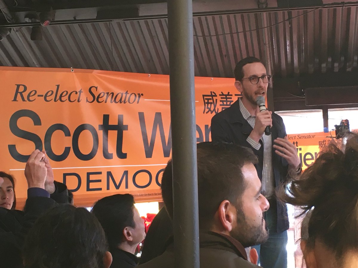 Happy to support re-election of Senator <a href="/Scott_Wiener/">Senator Scott Wiener</a>