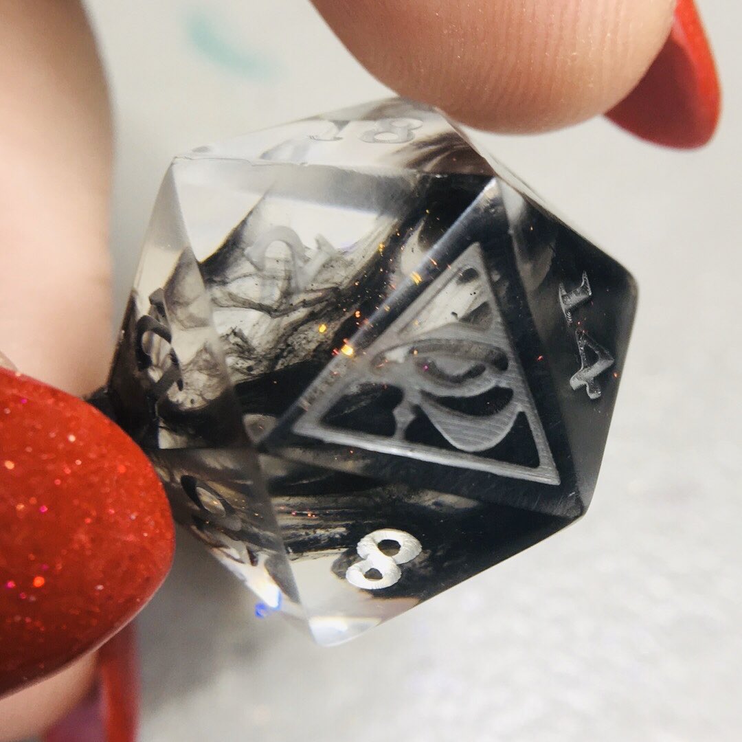 Student_Knox's tweet photo. @griffinmcelroy I made The Hunger dice! #taz #TheZoneCast https://t.co/EZgw3wjh8d